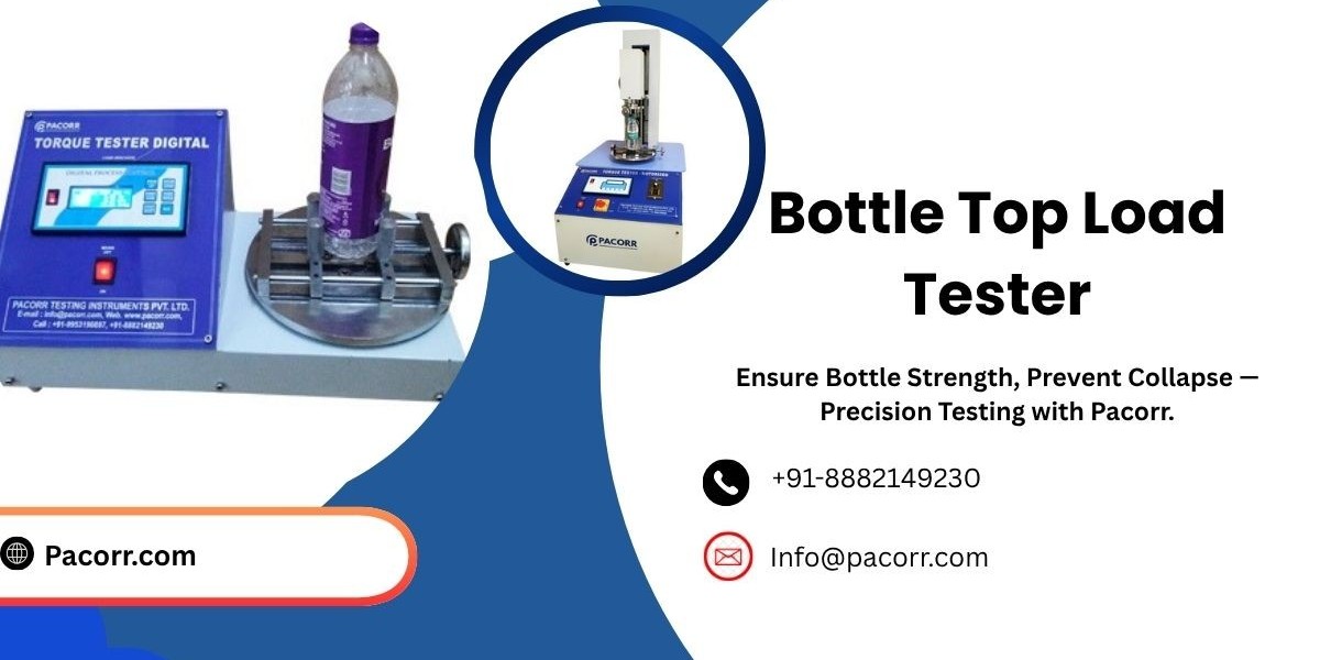 Bottle Top Load Tester – Reliable Bottle Strength Testing by Pacorr