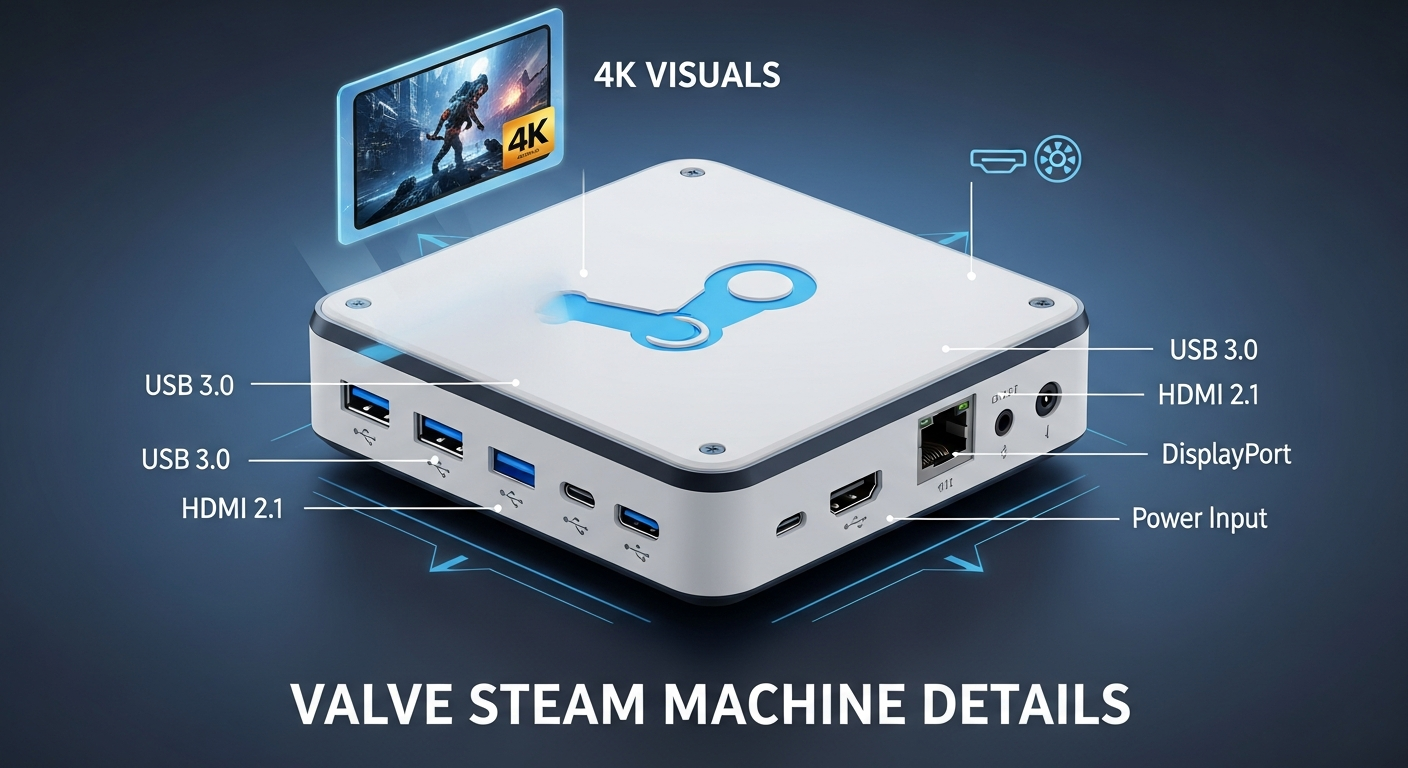Valve Steam Machine 2026: Specs, Release, Features & What You Need to Know